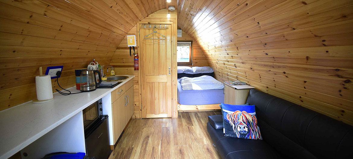 Dunvegan Camping Pods self catering accommodation has great value Pods