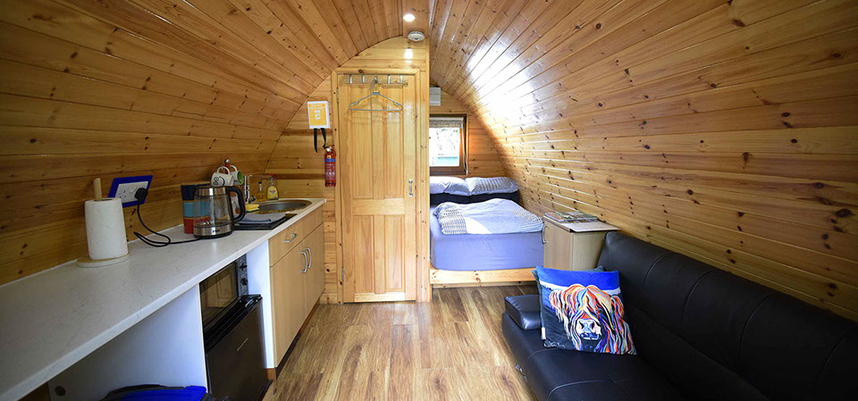 Dunvegan Camping Pods self catering accommodation has great value Pods